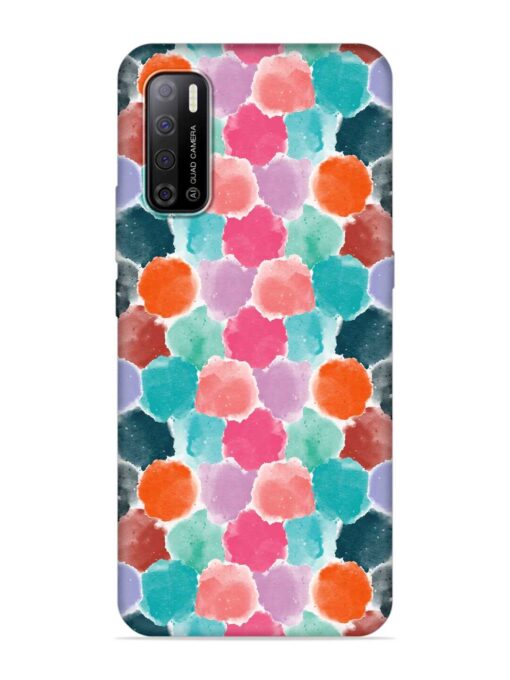 Colorful Seamless Pattern Embossed Soft Silicone Case for Tecno Spark Power 2 Zapvi