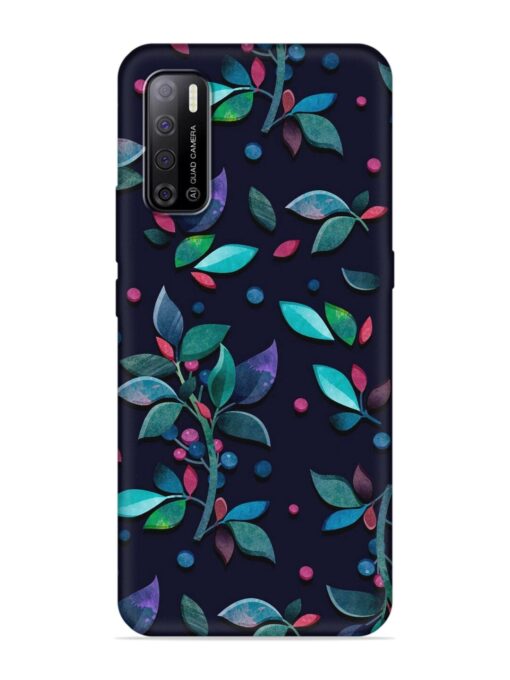 Decorative Watercolor Flower Embossed Soft Silicone Case for Tecno Spark Power 2 Zapvi