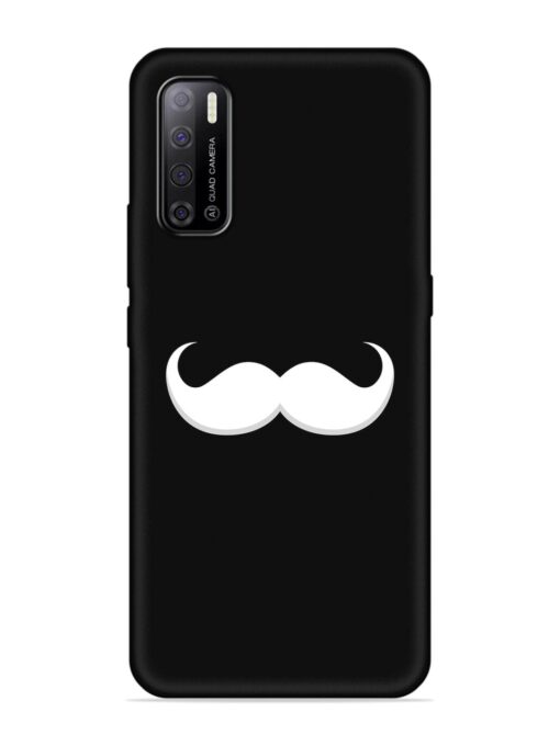 Mustache Vector Embossed Soft Silicone Case for Tecno Spark Power 2