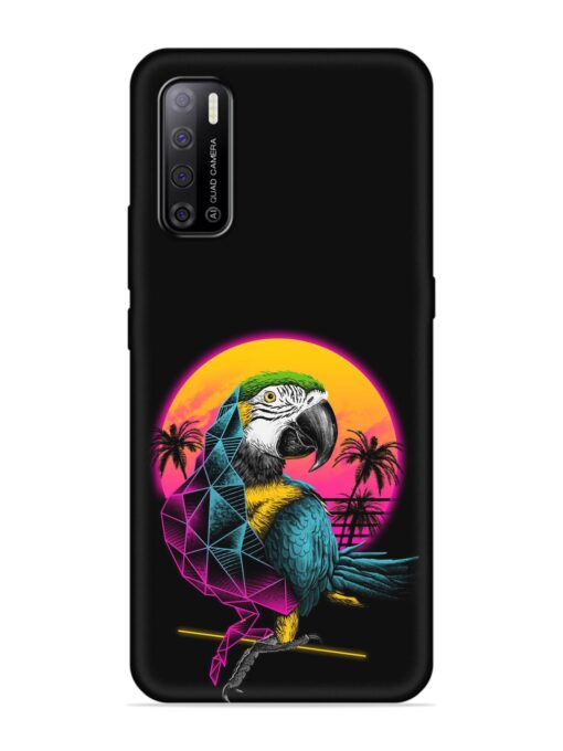 Rad Parrot Embossed Soft Silicone Case for Tecno Spark Power 2 Zapvi