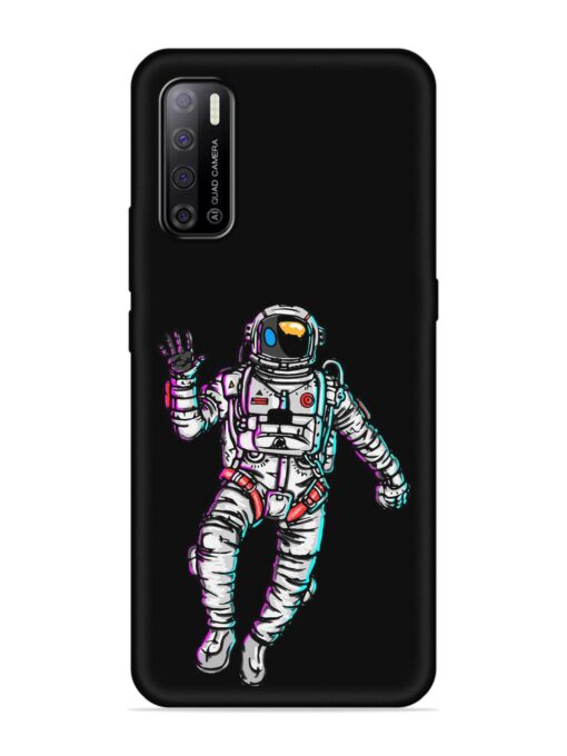 Spaceman Embossed Soft Silicone Case for Tecno Spark Power 2