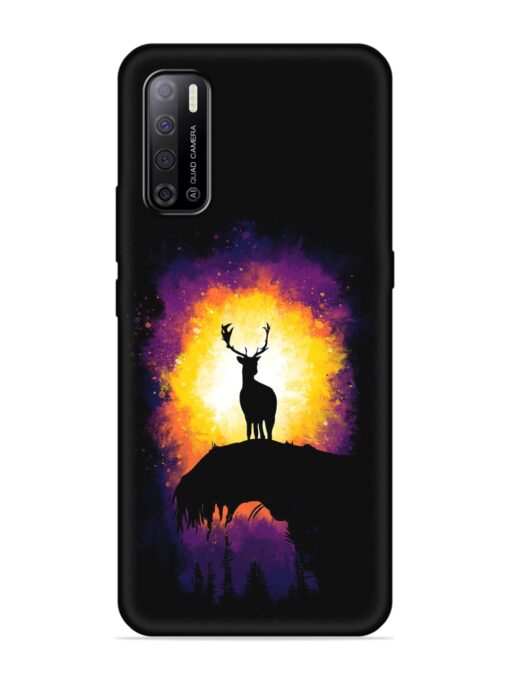 Elk Animal Art Embossed Soft Silicone Case for Tecno Spark Power 2 Zapvi