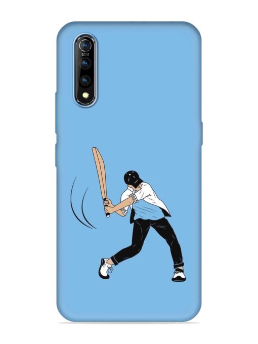 Cricket Gully Boy Embossed Soft Silicone Case for Vivo S1