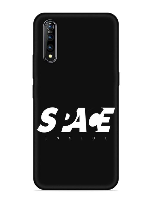 Space Typography Art Embossed Soft Silicone Case for Vivo S1 Zapvi