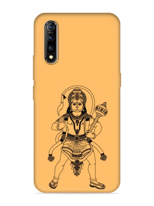 Indian God Hanuman Embossed Soft Silicone Case for Vivo S1