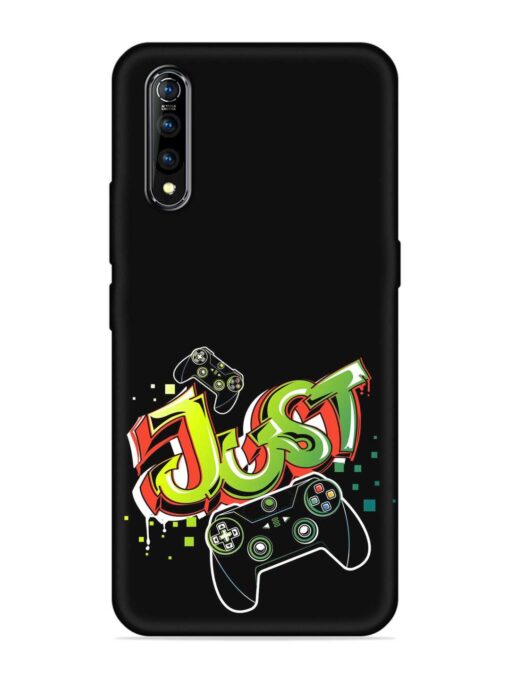 Graffiti Gamepad Illustration Embossed Soft Silicone Case for Vivo S1 Zapvi