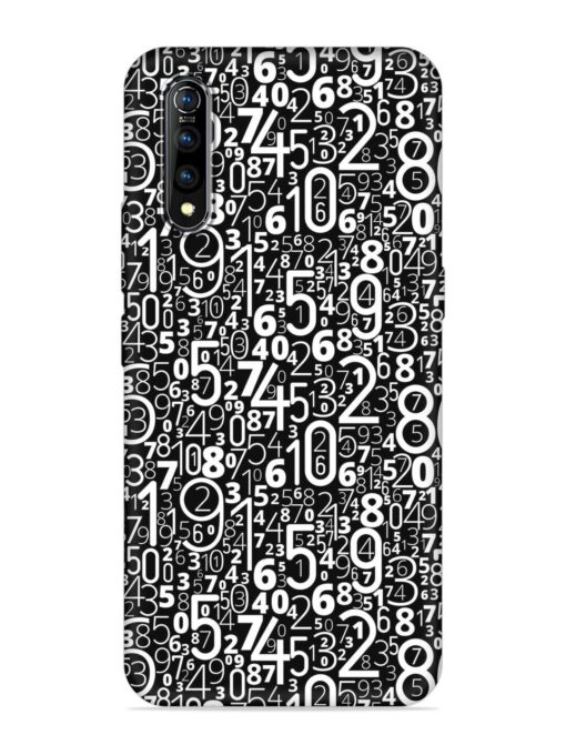 Many Numbers Different Embossed Soft Silicone Case for Vivo S1 Zapvi