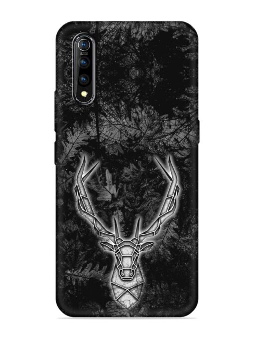 Ancient Deer Embossed Soft Silicone Case for Vivo S1 Zapvi