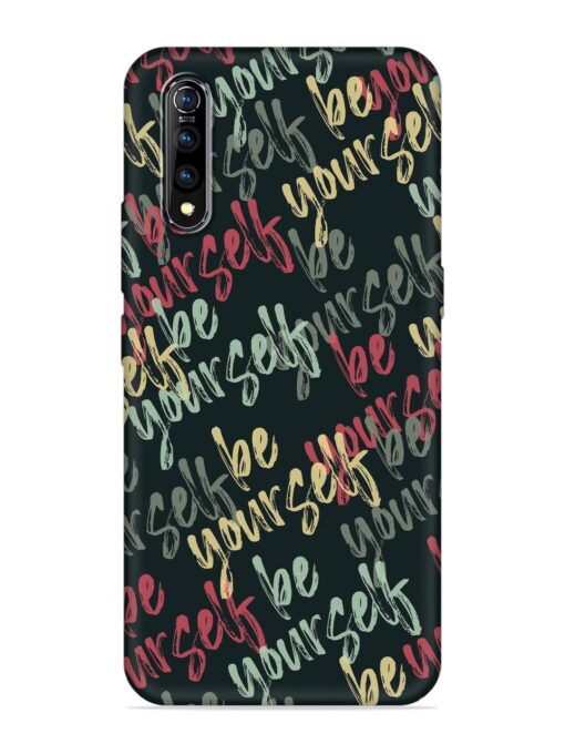 Yourself Seamless Embossed Soft Silicone Case for Vivo S1 Zapvi