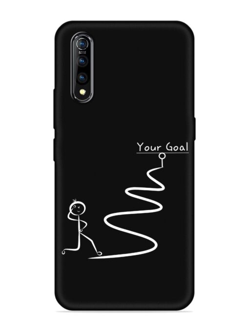 Your Goal Embossed Soft Silicone Case for Vivo S1 Zapvi