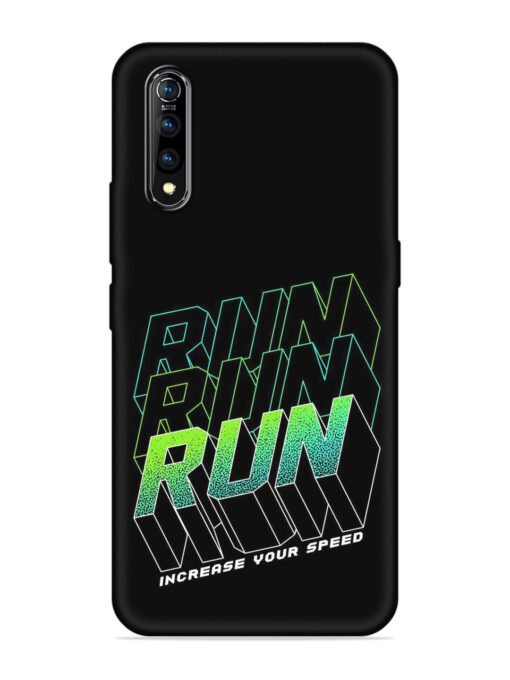 Run Embossed Soft Silicone Case for Vivo S1 Zapvi