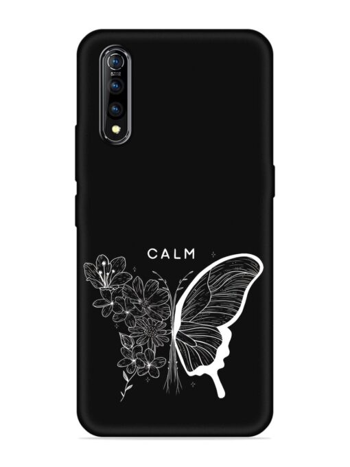 Calm Embossed Soft Silicone Case for Vivo S1 Zapvi