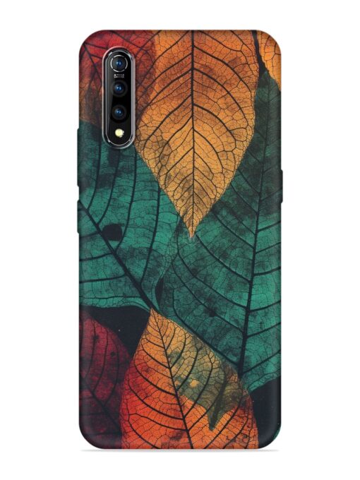 Leaves Artwork Embossed Soft Silicone Case for Vivo S1