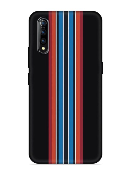 Vertical Strips Embossed Soft Silicone Case for Vivo S1 Zapvi