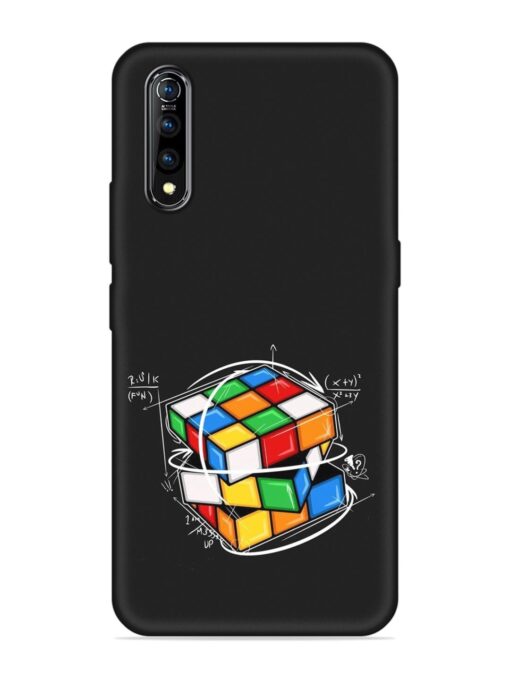 Cubik Vector Embossed Soft Silicone Case for Vivo S1 Zapvi