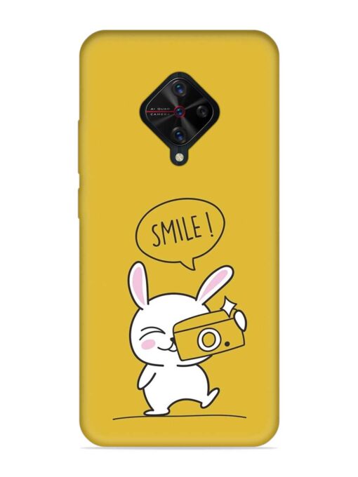 Hey Smile Please Embossed Soft Silicone Case for Vivo S1 Pro Zapvi