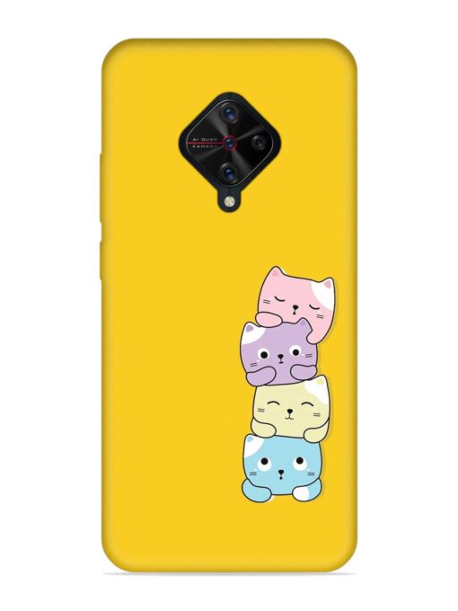 Cartoon Anime Embossed Soft Silicone Case for Vivo S1 Pro Zapvi