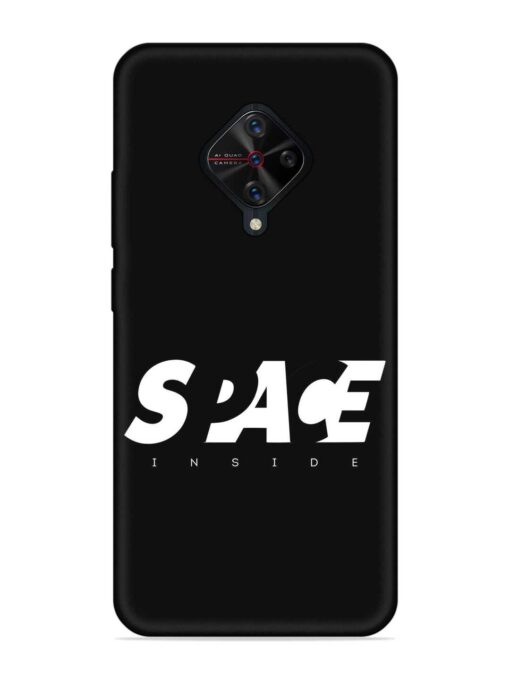 Space Typography Art Embossed Soft Silicone Case for Vivo S1 Pro