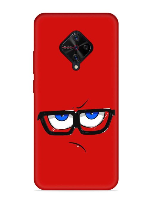 Rad Angry Face Embossed Soft Silicone Case for Vivo S1 Pro Zapvi