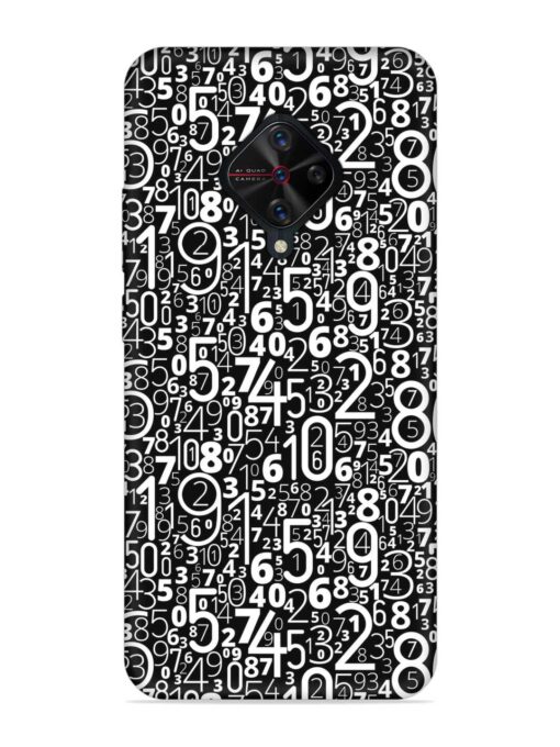 Many Numbers Different Embossed Soft Silicone Case for Vivo S1 Pro Zapvi