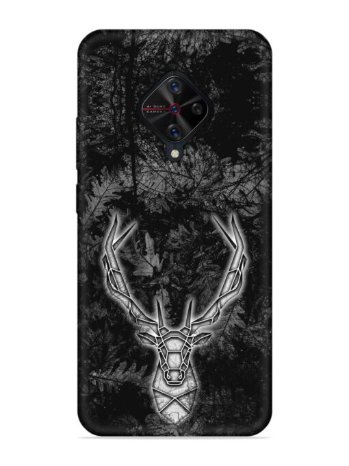 Ancient Deer Embossed Soft Silicone Case for Vivo S1 Pro Zapvi