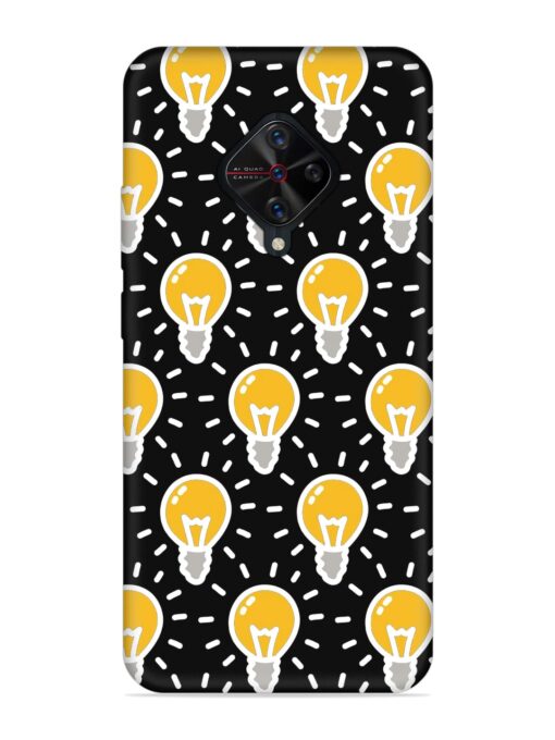 Light Bulb Seamless Embossed Soft Silicone Case for Vivo S1 Pro Zapvi