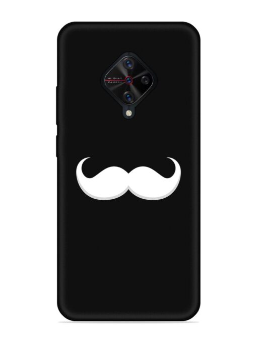 Mustache Vector Embossed Soft Silicone Case for Vivo S1 Pro Zapvi