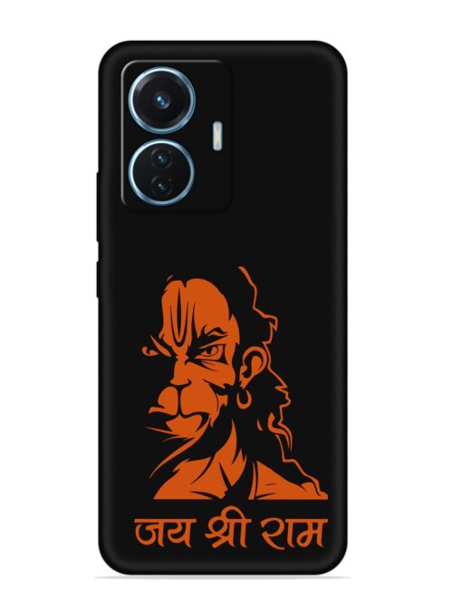 Angry Hanuman Embossed Soft Silicone Case for Vivo T1 (44W)