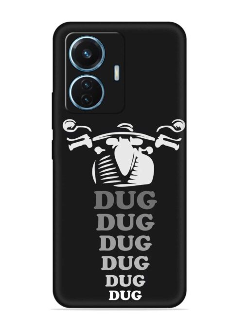 Dug Dug Dug Embossed Soft Silicone Case for Vivo T1 (44W)