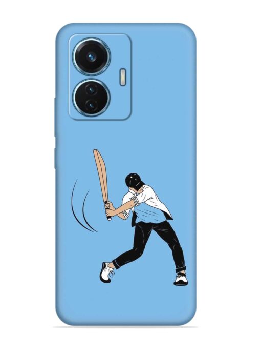 Cricket Gully Boy Embossed Soft Silicone Case for Vivo T1 (44W) Zapvi