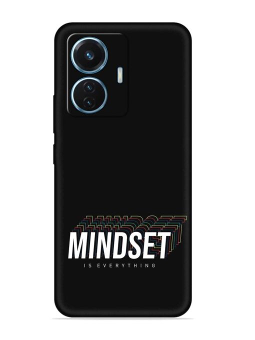 Mindset Everything Slogan Embossed Soft Silicone Case for Vivo T1 (44W)