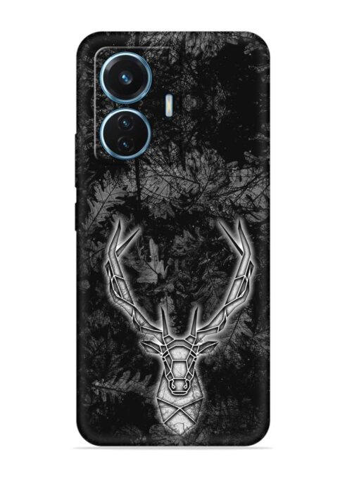 Ancient Deer Embossed Soft Silicone Case for Vivo T1 (44W)