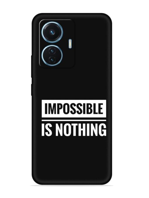 Impossible Is Nothing Embossed Soft Silicone Case for Vivo T1 (44W) Zapvi