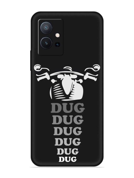 Dug Dug Dug Embossed Soft Silicone Case for Vivo T1 (5G)