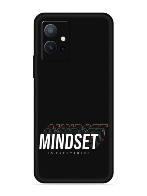 Mindset Everything Slogan Embossed Soft Silicone Case for Vivo T1 (5G) Zapvi