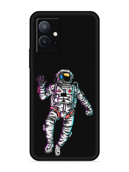 Spaceman Embossed Soft Silicone Case for Vivo T1 (5G)