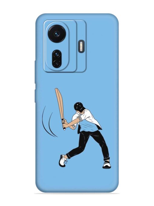 Cricket Gully Boy Embossed Soft Silicone Case for Vivo T1 Pro (5G) Zapvi