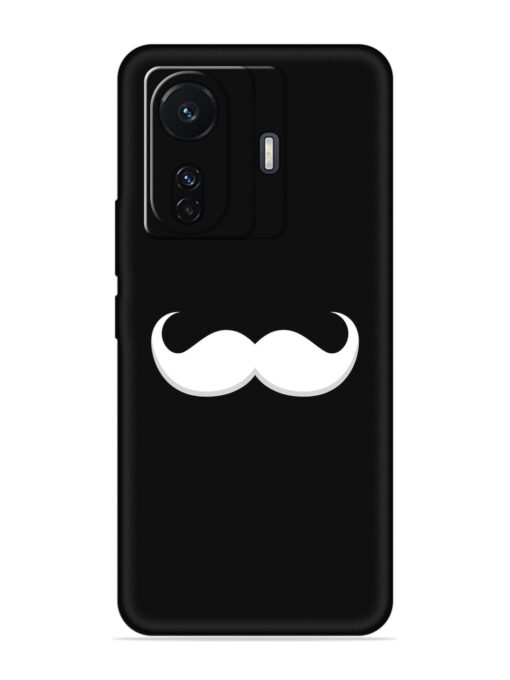 Mustache Vector Embossed Soft Silicone Case for Vivo T1 Pro (5G) Zapvi