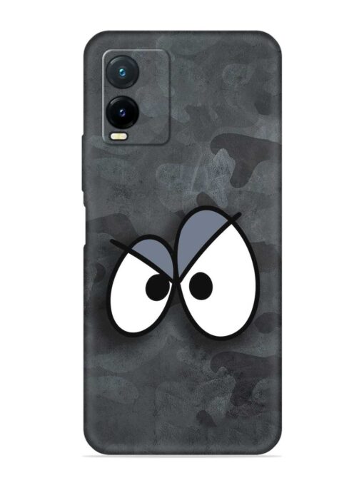 Big Eyes Night Mode Embossed Soft Silicone Case for Vivo T1X Zapvi