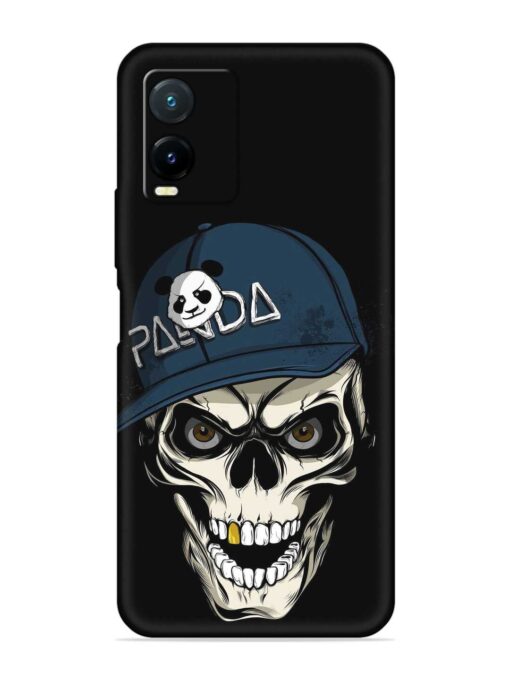 Panda Skull Embossed Soft Silicone Case for Vivo T1X Zapvi