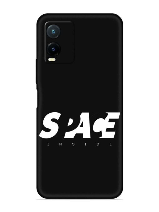 Space Typography Art Embossed Soft Silicone Case for Vivo T1X Zapvi