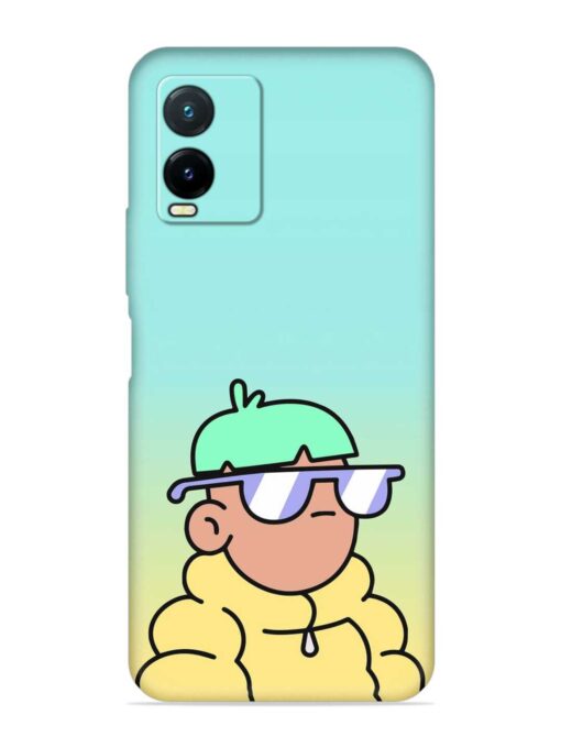 Doodles Cool Character Embossed Soft Silicone Case for Vivo T1X Zapvi