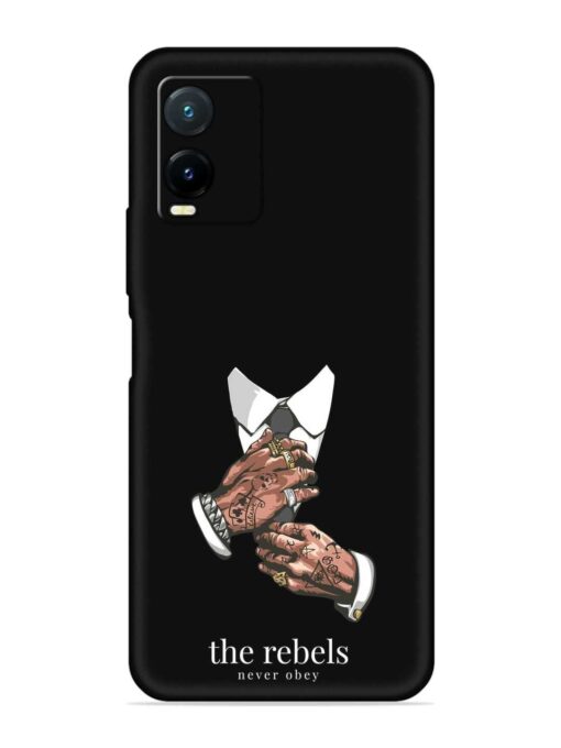 Rebels Slogan Man Embossed Soft Silicone Case for Vivo T1X Zapvi