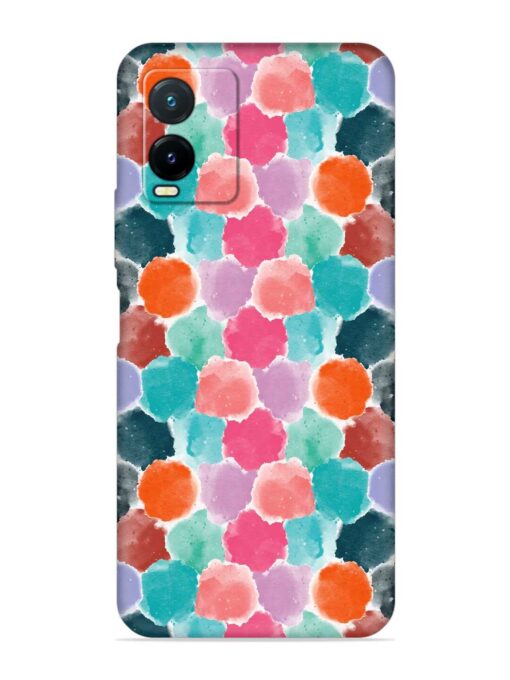 Colorful Seamless Pattern Embossed Soft Silicone Case for Vivo T1X Zapvi