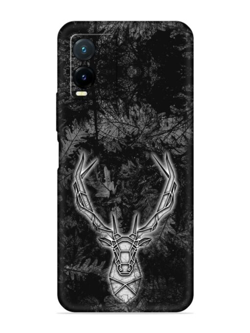 Ancient Deer Embossed Soft Silicone Case for Vivo T1X Zapvi