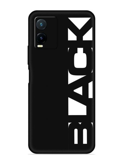 Black Typo Embossed Soft Silicone Case for Vivo T1X Zapvi