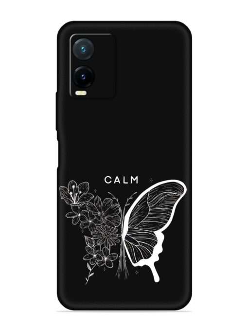 Calm Embossed Soft Silicone Case for Vivo T1X Zapvi