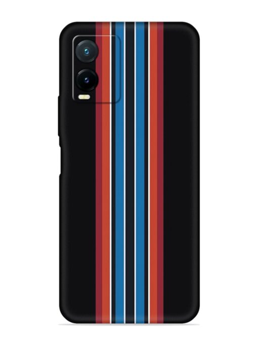 Vertical Strips Embossed Soft Silicone Case for Vivo T1X Zapvi