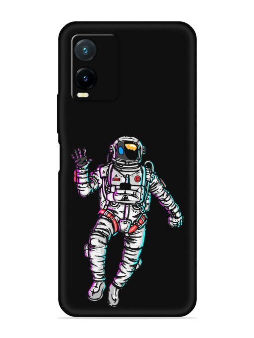 Spaceman Embossed Soft Silicone Case for Vivo T1X Zapvi