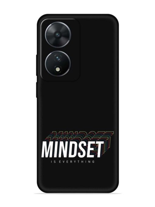 Mindset Everything Slogan Embossed Soft Silicone Case for Vivo T2 (5G)